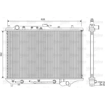 Radiateur, refroidissement du moteur VALEO 701550