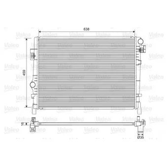 Radiateur, refroidissement du moteur VALEO 701553