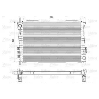 Radiateur, refroidissement du moteur VALEO