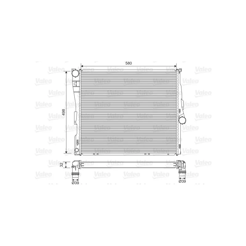 Radiateur, refroidissement du moteur VALEO 701563