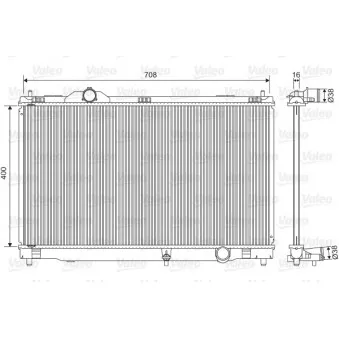 Radiateur, refroidissement du moteur VALEO 701564