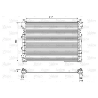 Radiateur, refroidissement du moteur VALEO 701567
