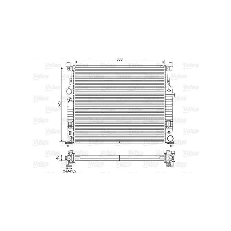 Radiateur, refroidissement du moteur VALEO 701569