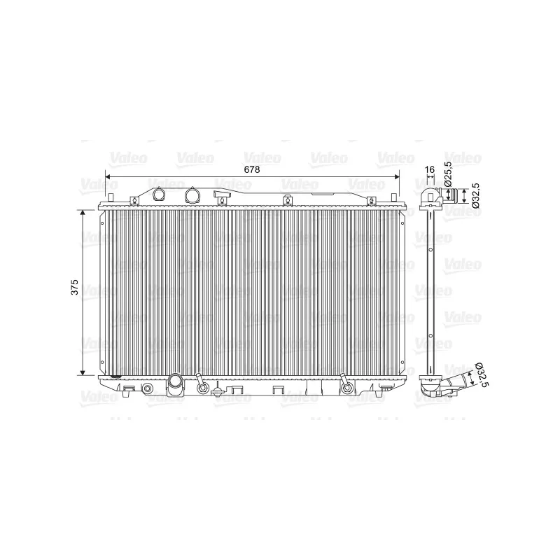 Radiateur, refroidissement du moteur VALEO 701570