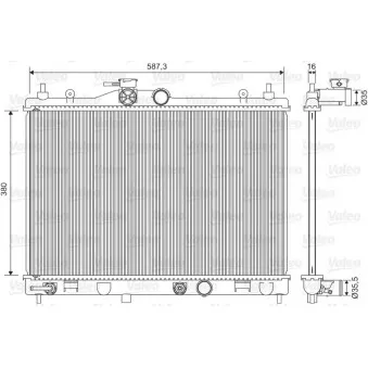 Radiateur, refroidissement du moteur VALEO 701573