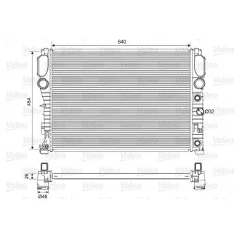 Radiateur, refroidissement du moteur VALEO 701575