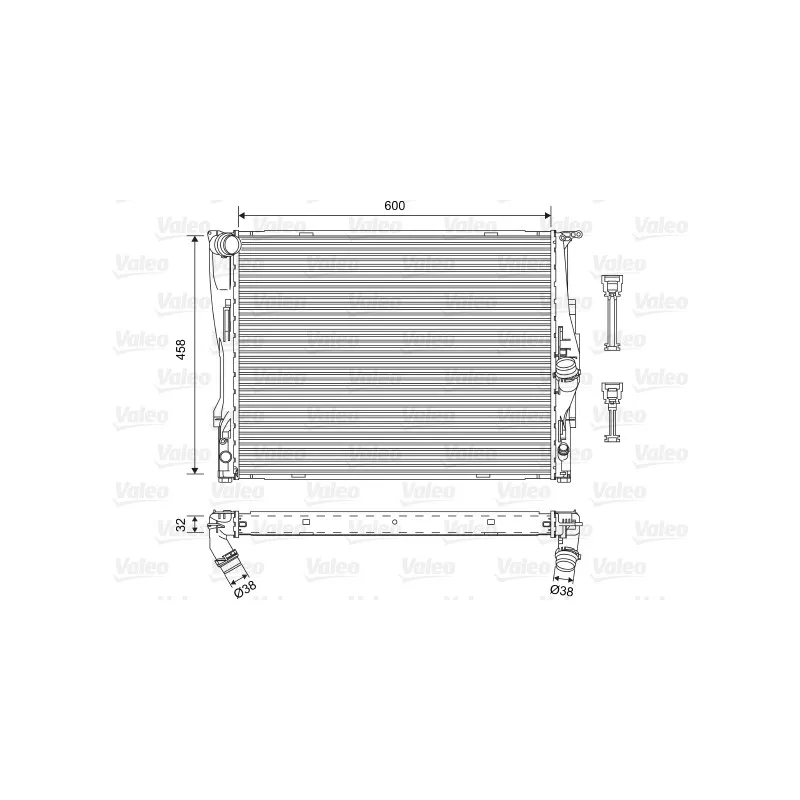 Radiateur, refroidissement du moteur VALEO 701576