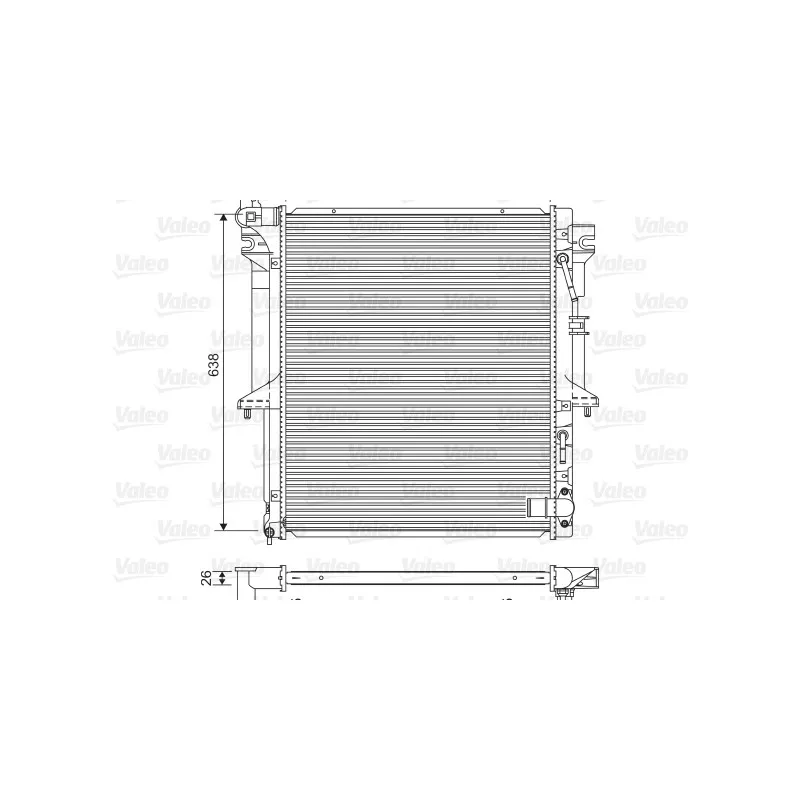 Radiateur, refroidissement du moteur VALEO 701585