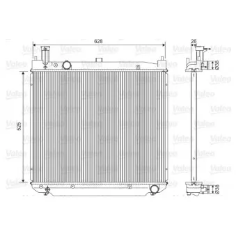 Radiateur, refroidissement du moteur VALEO 701591