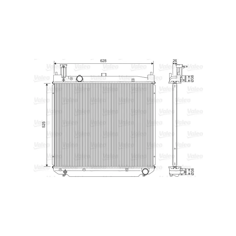 Radiateur, refroidissement du moteur VALEO 701591