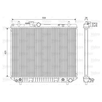Radiateur, refroidissement du moteur VALEO 701593