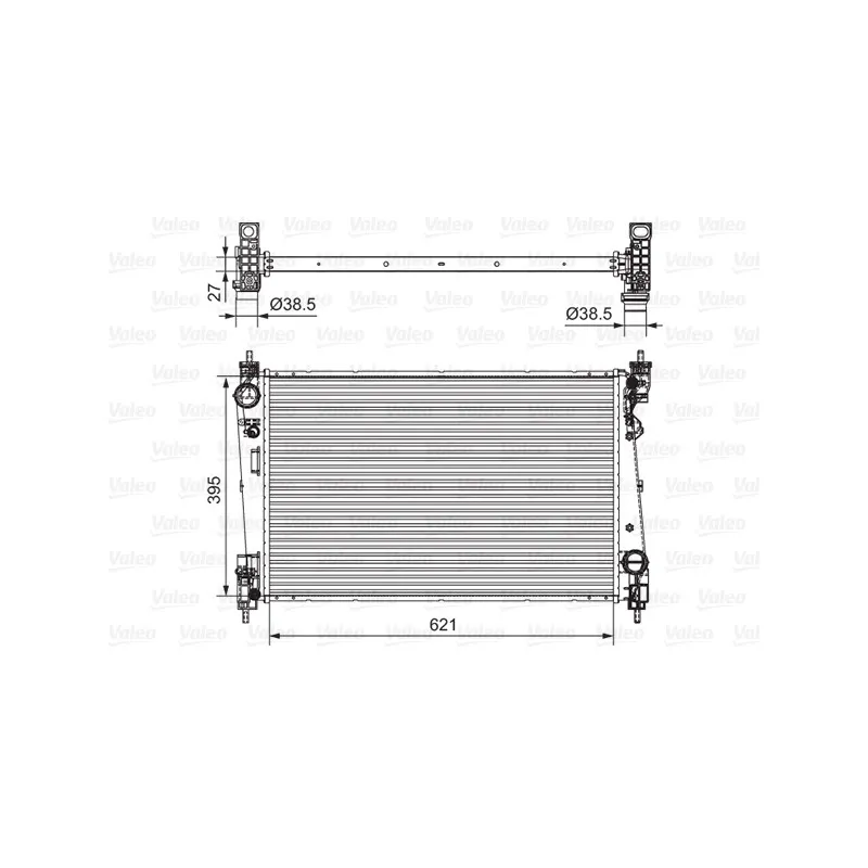 Radiateur, refroidissement du moteur VALEO 701655