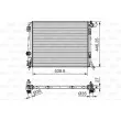 Radiateur, refroidissement du moteur VALEO 701662 - Visuel 1