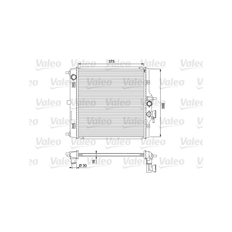 Radiateur, refroidissement du moteur VALEO 701732