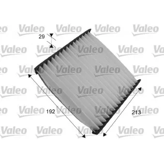 Filtre, air de l'habitacle VALEO 715550