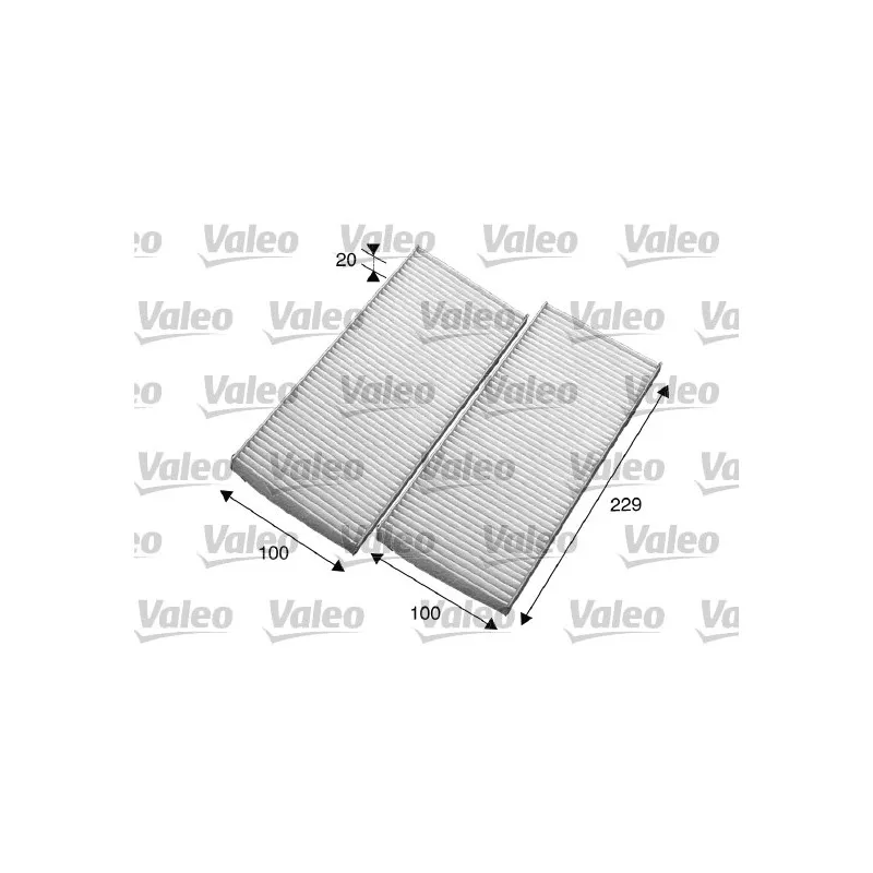 Filtre, air de l'habitacle VALEO 715569