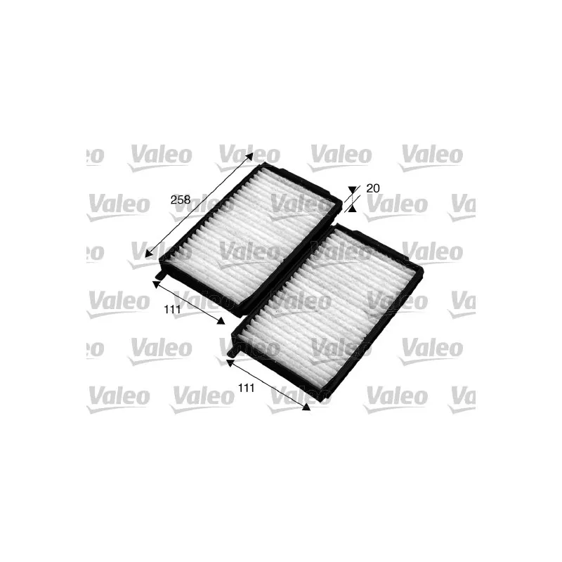 Filtre, air de l'habitacle VALEO 715576