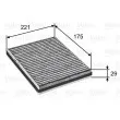 Filtre, air de l'habitacle VALEO 715750 - Visuel 1
