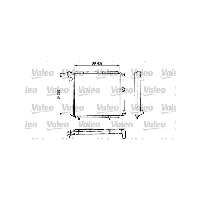 Radiateur, refroidissement du moteur VALEO 730013