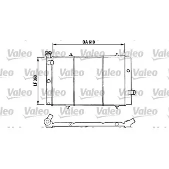 Radiateur, refroidissement du moteur VALEO 730015