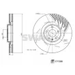 Disque de frein avant droit SWAG 33 10 0963 - Visuel 3