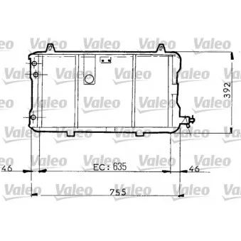 Radiateur, refroidissement du moteur VALEO 730025
