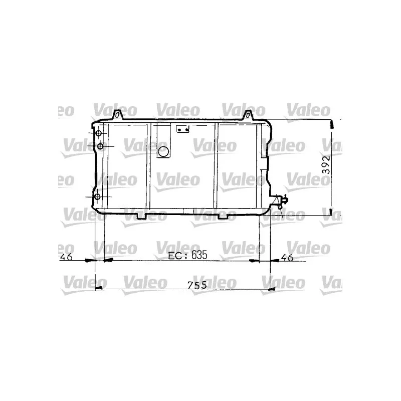 Radiateur, refroidissement du moteur VALEO 730025