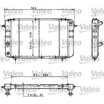 Radiateur, refroidissement du moteur VALEO