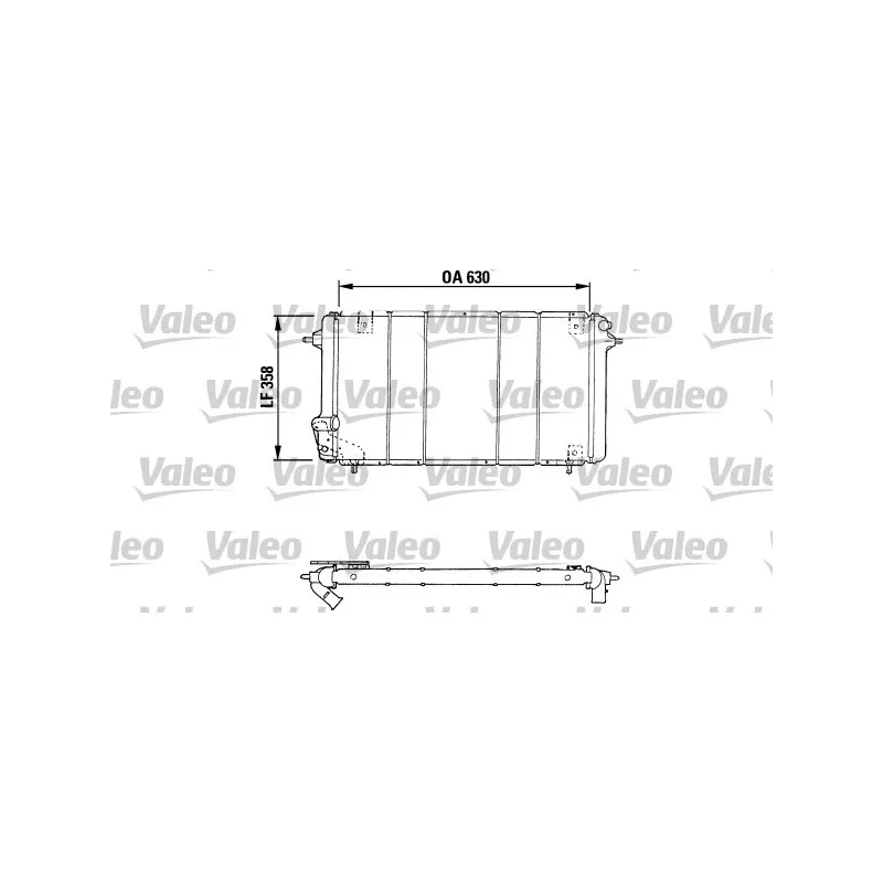 Radiateur, refroidissement du moteur VALEO 730047