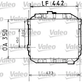 Radiateur, refroidissement du moteur VALEO 730110