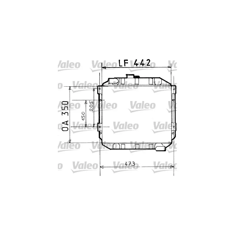 Radiateur, refroidissement du moteur VALEO 730110