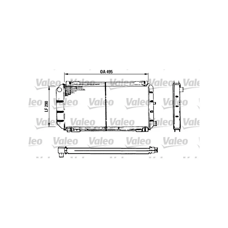 Radiateur, refroidissement du moteur VALEO 730116