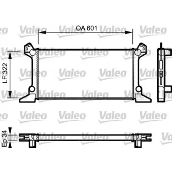 Radiateur, refroidissement du moteur VALEO 730124