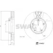 Jeu de 2 disques de frein avant SWAG 33 10 2209 - Visuel 3