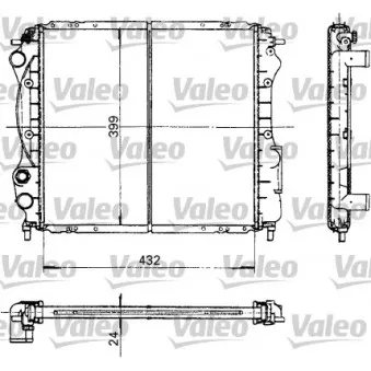 Radiateur, refroidissement du moteur VALEO 730181