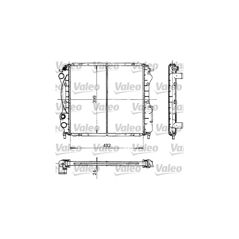 Radiateur, refroidissement du moteur VALEO 730181