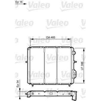 Radiateur, refroidissement du moteur VALEO 730183