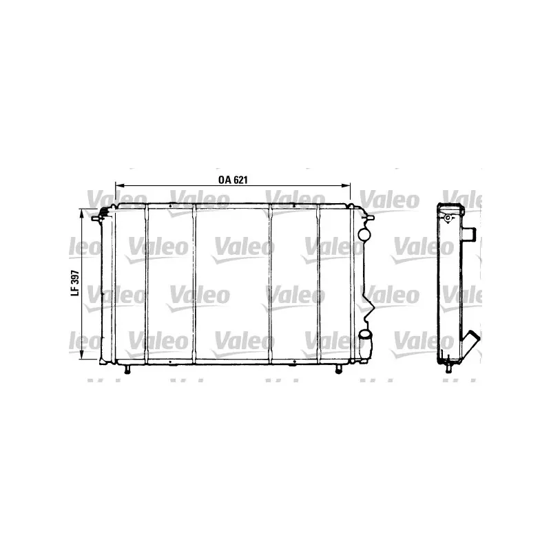 Radiateur, refroidissement du moteur VALEO 730184