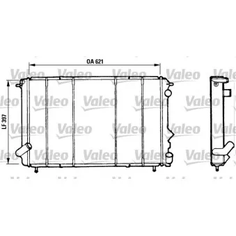 Radiateur, refroidissement du moteur VALEO