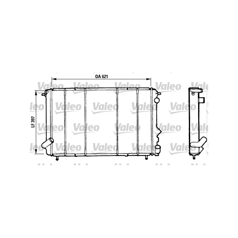 Radiateur, refroidissement du moteur VALEO 730185