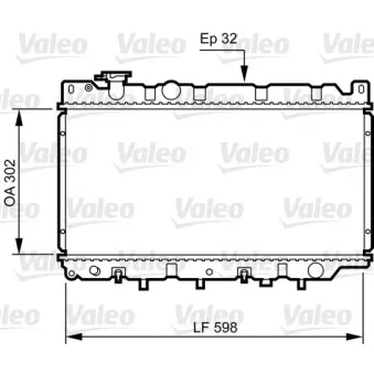 Radiateur, refroidissement du moteur VALEO