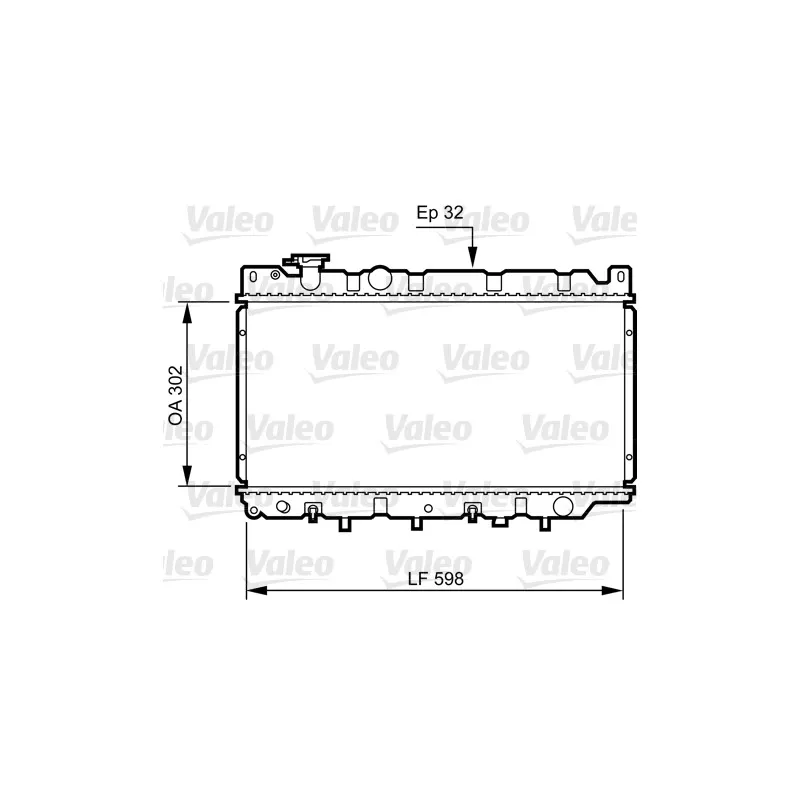 Radiateur, refroidissement du moteur VALEO 730241