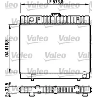 Radiateur, refroidissement du moteur VALEO