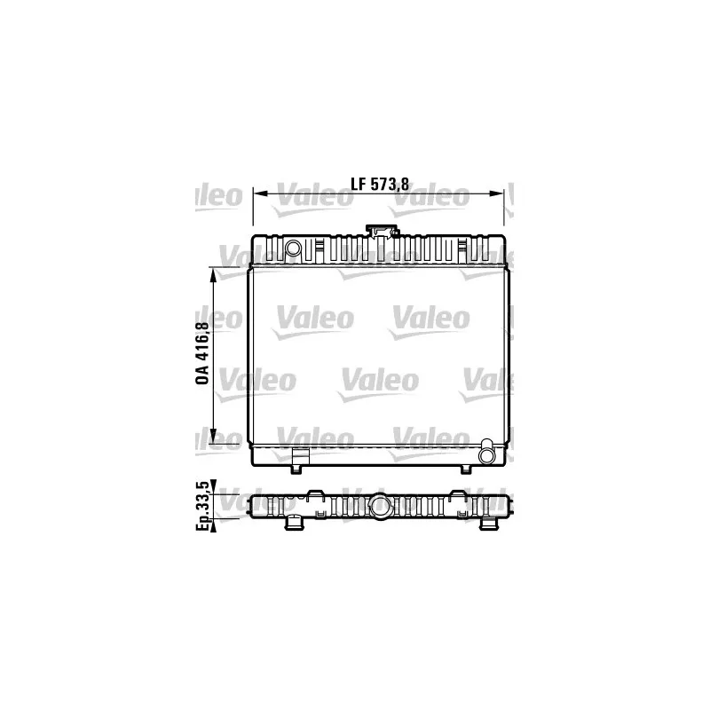 Radiateur, refroidissement du moteur VALEO 730302