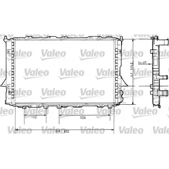 Radiateur, refroidissement du moteur VALEO 730360