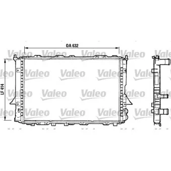 Radiateur, refroidissement du moteur VALEO 730361