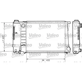 Radiateur, refroidissement du moteur VALEO 730365