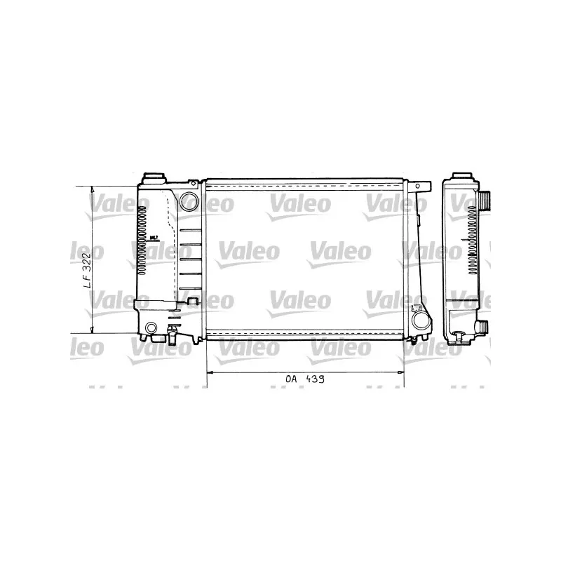 Radiateur, refroidissement du moteur VALEO 730365