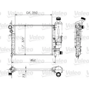 Radiateur, refroidissement du moteur VALEO 730372