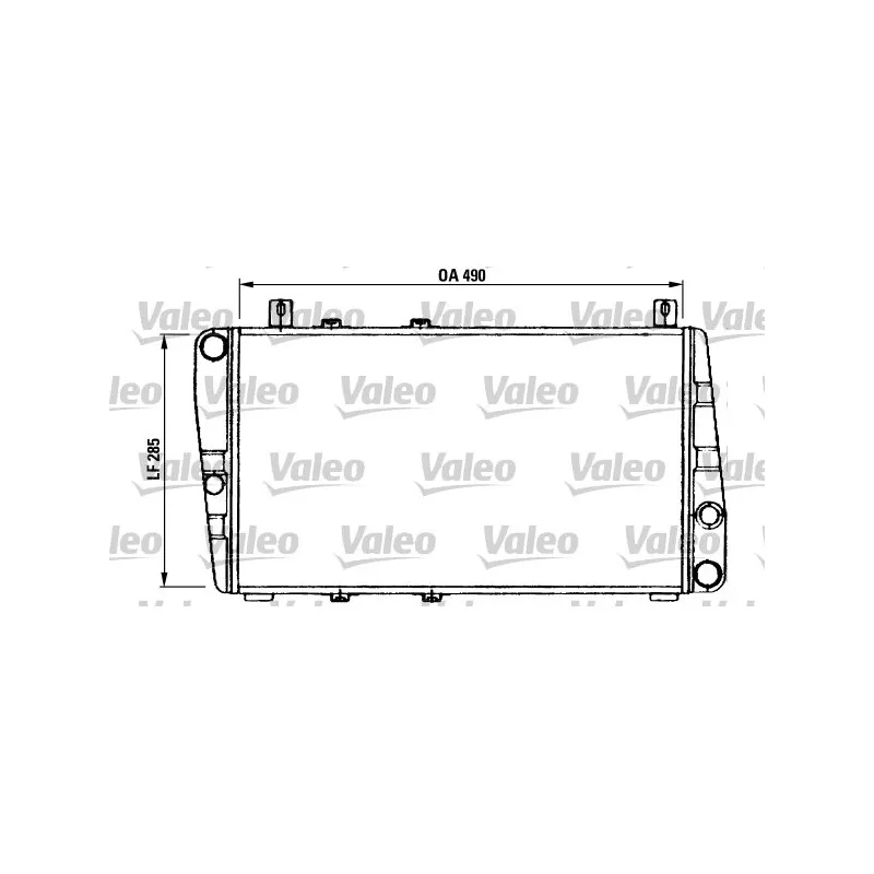 Radiateur, refroidissement du moteur VALEO 730375
